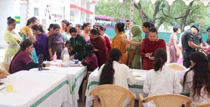 200 people get tested in free medical checkup camp