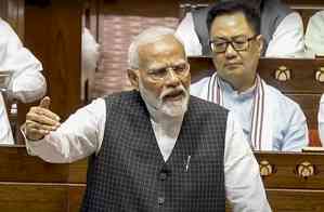 In RS speech, PM Modi turned the tables on Cong's '1/3rd govt' jibe with '20 more' years retort