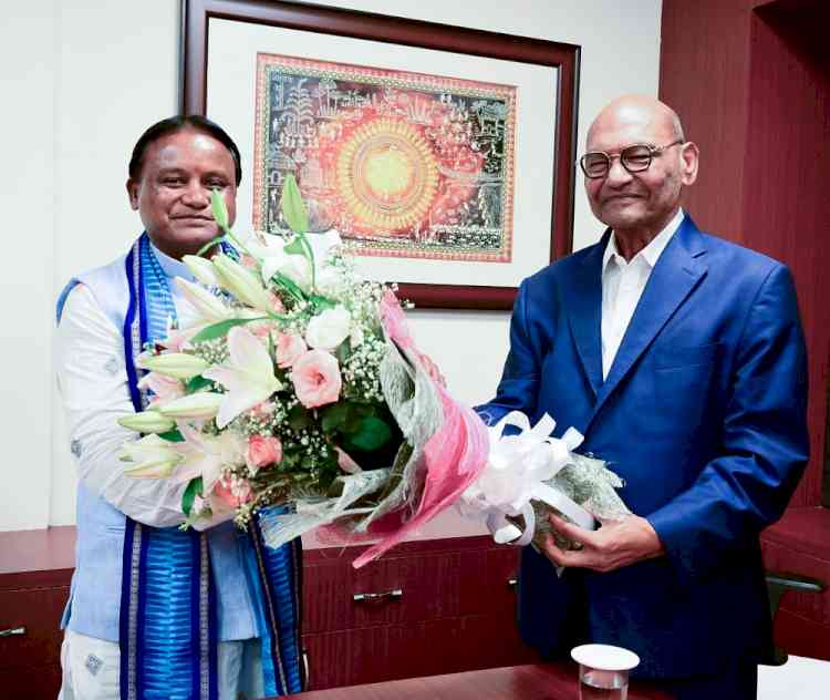 Vedanta Chairman Anil Agarwal meets Odisha CM Mohan Charan Majhi  