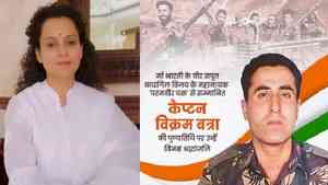 Kangana pays tribute to Kargil hero Captain Vikram Batra on his death anniversary