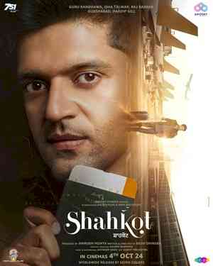 Guru Randhawa awaits his flight in poster of Punjabi film ‘Shahkot’