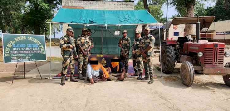 Two nabbed by BSF with one kg heroin