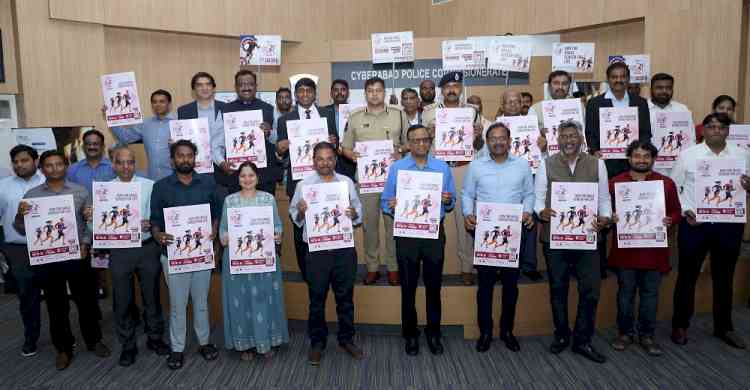 CP Cyberabad Avinash Mohanty unveils Race Date, Theme and Commencement of Registrations for Grace Cancer Run 2024