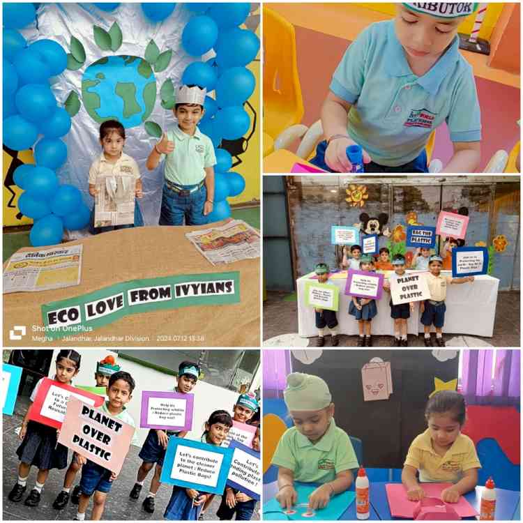 Ivy World Play school celebrated World Paper Bag Day