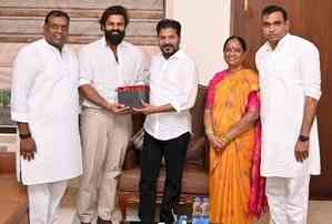 Sai Dharam Tej meets Telangana CM Revanth Reddy, discusses ways to combat child abuse