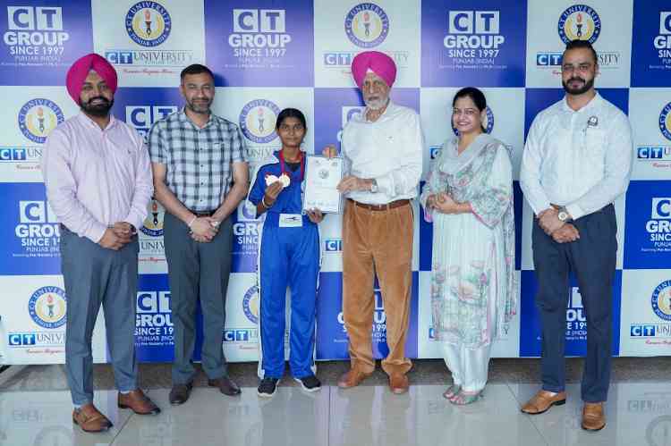 Jashandeep Kaur brings laurels to CT University with remarkable achievement at 21st Punjab State Senior Kickboxing Championship