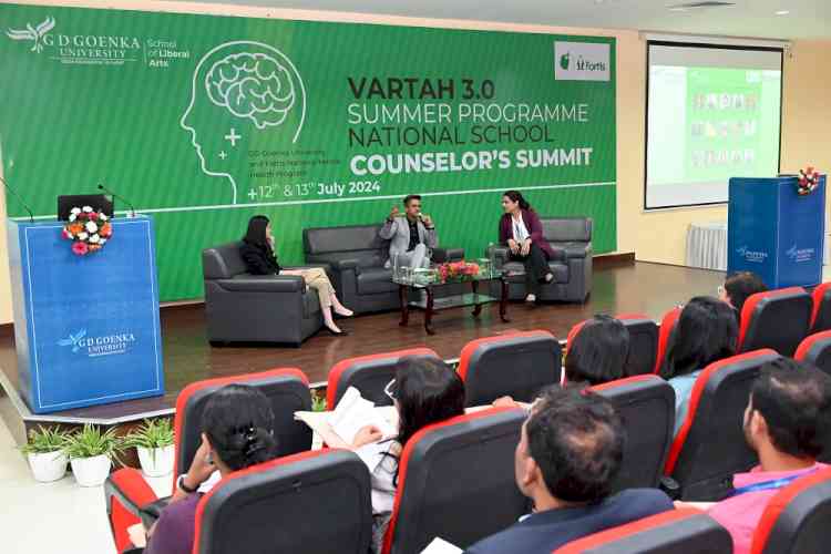 GD Goenka University Successfully Hosts National Level School Counsellors Summit on “Youth Mental Health and Competitive Examinations