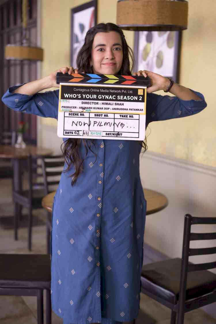 Saba Azad back in action as Dr. Vidhushi as Amazon miniTV kicks off the shoot for Season 2 of Who's Your Gynac?
