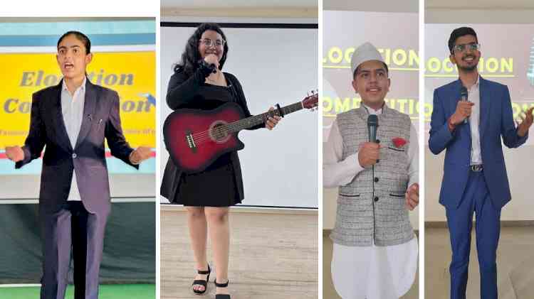 Innocent Hearts School Hosts English Elocution Competition for Grade XI and XII Students