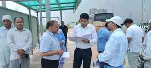 Gurugram DC inspects land site for proposed ISBT in Sihi village