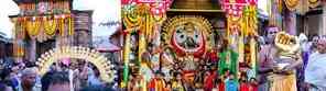 Odisha: Lakhs of devotees relish divine Suna Besha of Lord Jagannath & siblings in Puri