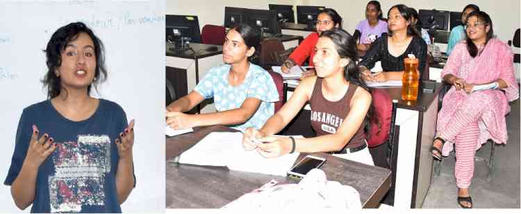 KMV’s French Language Proficiency Certificate Course classes running in full swing