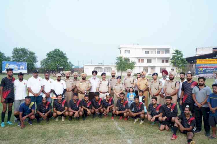War against drugs- Football tournament by Khanna Police concludes 