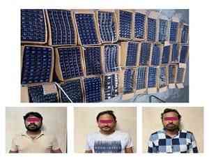 NCB's crackdown on drug cartel: 3K bottles of codeine cough syrup seized; three held