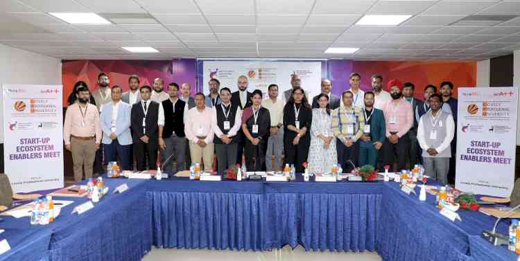 LPU hosted the Startup Ecosystem Enablers Meet to focus on creative entrepreneur