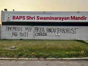 Another Hindu temple in Canada vandalised, MP calls for action