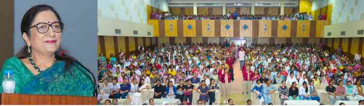 Prof. Dr. Atima Sharma Dwivedi’s motivating address inspires students 