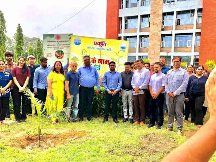 Tree Plantation Drive by PI-RAHi at Panjab University