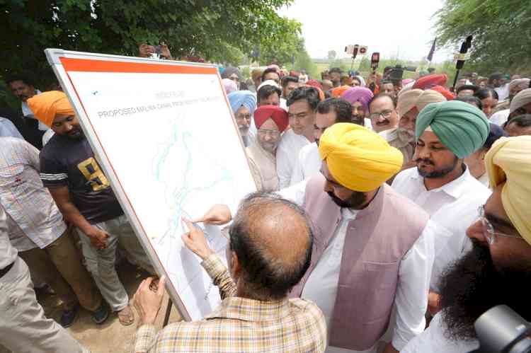 CM reviews work of Malwa Canal – the first ever canal to be constructed in state in post-independence era