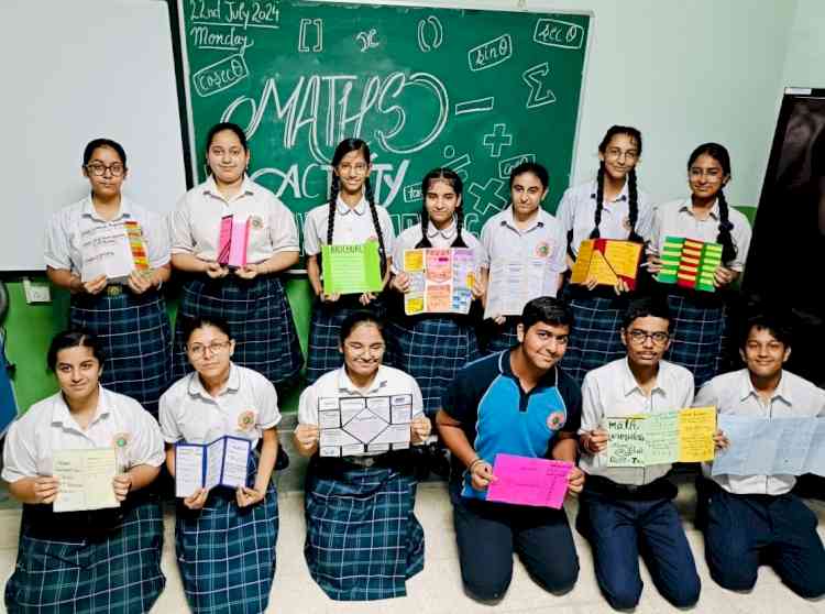 Sanskriti KMV School enthusiastically completed 'Mathematics Activity Week