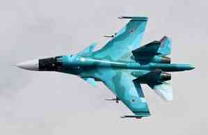 Russian Su-34 fighter jet crashes in Volgograd region during training flight