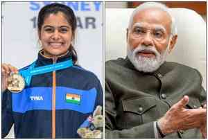 PM Modi calls up Manu Bhaker, congratulates her on maiden Olympic medal win