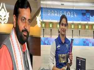 Haryana CM greets shooter Manu Bhaker for historic bronze