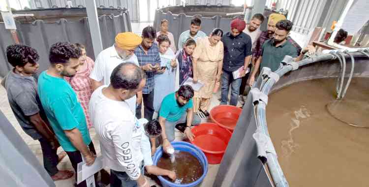 Training on Intensive Aquaculture Systems concluded at Vet Varsity