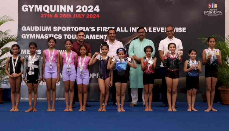 The Gaudium School triumphs at GYMQUINN 2024 with over 170 medals