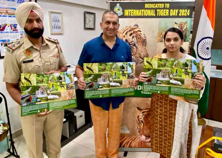 DC Ludhiana launches pictorial work to promote Tiger Safari Ludhiana – Dedicated to International Tiger Day 2024 