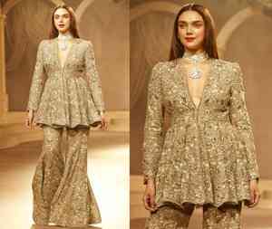 ICW: Aditi Rao Hydari says the ‘collection is so rooted in India & its traditions’