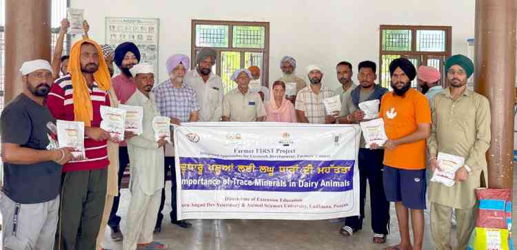 Vet Varsity organizes Trace Mineral Feeding Camp under Farmer FIRST Project