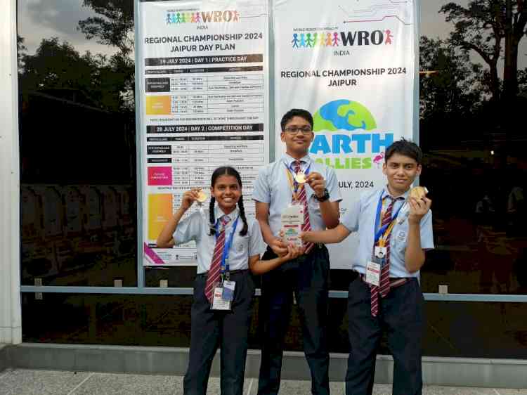 3 Students from Jaipur qualifies for National Level World Robotics Olympiad 2024