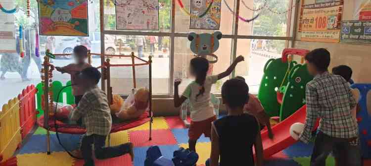 Play corner comes up for children in Mother and Child Centre of Civil Hospital