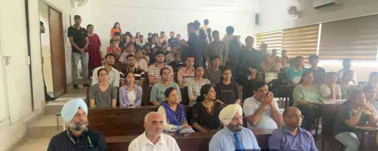 Commemorating Kargil Vijay Diwas at University Institute of Pharmaceutical Sciences, Panjab University, Chandigarh with Living Legends