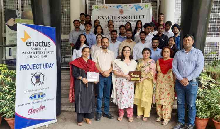 Vice Chancellor commends and applauds Enactus Team of Panjab University