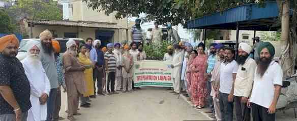 PAU-KVK Patiala leads tree plantation campaign in Allowal Village