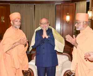 BAPS extends greetings to new Maharashtra Governor CP Radhakrishnan