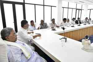 CM Siddaramaiah meets ministers after Governor's notice on MUDA scam