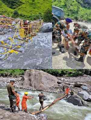 Indian Army intensifies relief operations in disaster-hit areas of Himachal