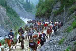 Amarnath Yatra suspended for one day