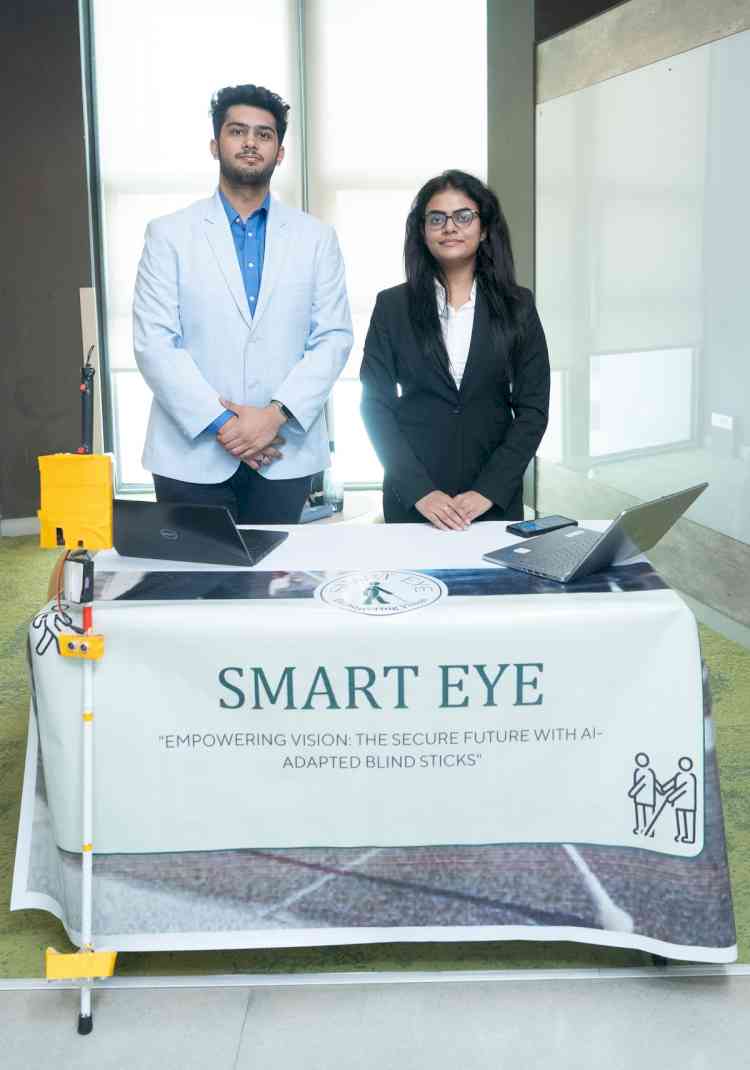 BML Munjal University students develop innovative, affordable walking stick ‘PathPal’ for the Blind