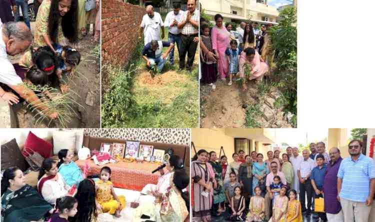 Mohindru Bahri Biradari Sabha organized Kirtan, celebrated Van Mahotsav 