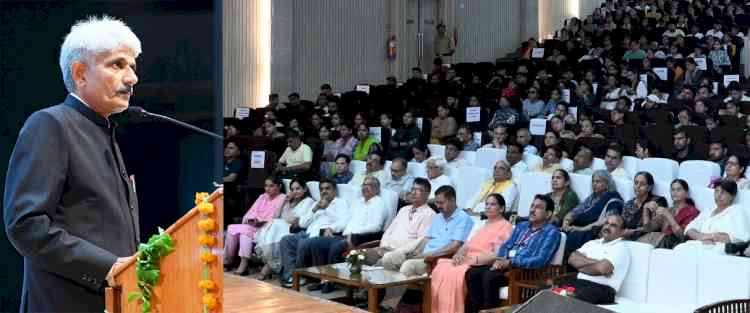 VC Prof. Rajbir Singh urges newly admitted PG students to utilize time for knowledge enhancement, capacity building and holistic personality development.