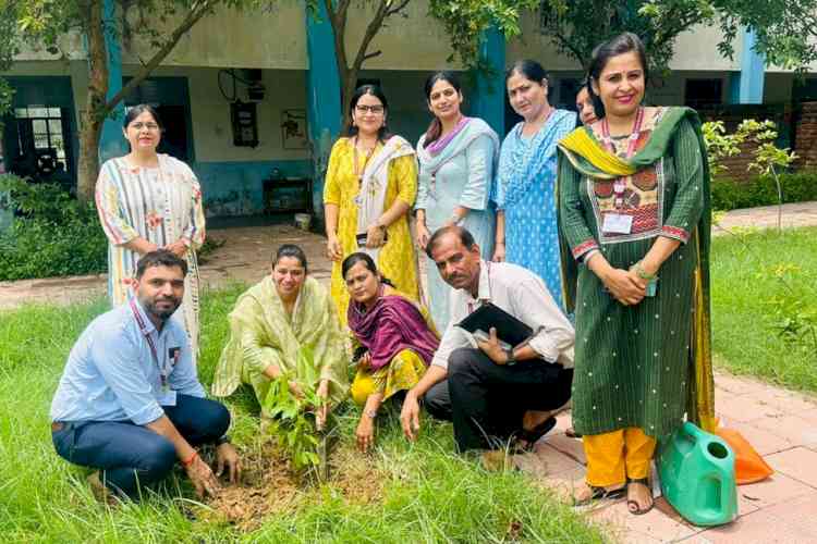 एक पेड़ मां के नाम अभियान के तहत पौधारोपण किया