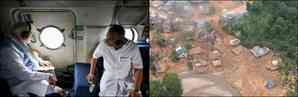 PM Modi undertakes aerial survey of landslide-hit Wayanad