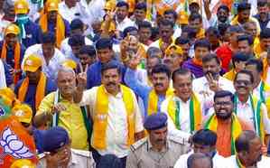 K’taka BJP’s 8-day padayatra demanding CM's resignation to conclude with public rally in Mysuru