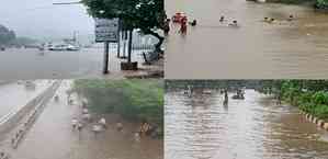 Heavy rain causes waterlogging in Gurugram, traffic disrupted