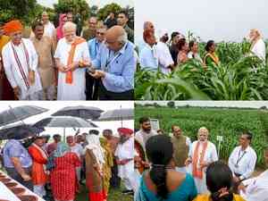 Farmers rejoice over launch of climate resilient varieties, share experience of meeting PM Modi