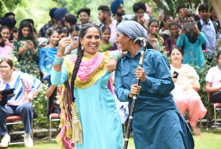 Teej festival celebrated with great pomp at Lyallpur Khalsa College